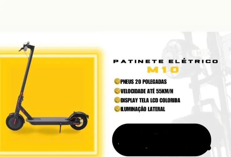 Patinete Elétrico M10 - Novo