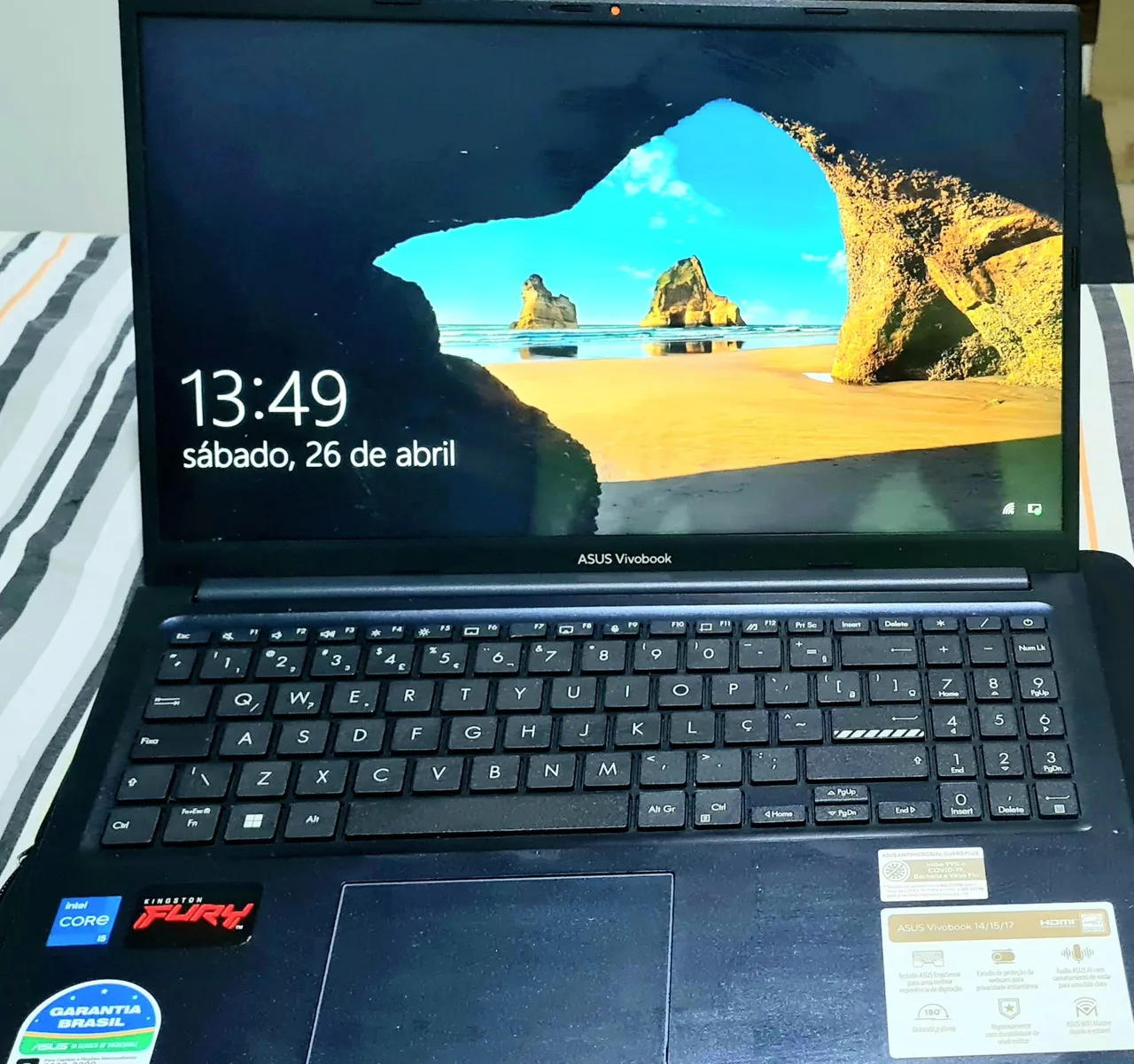 Notebook ASUS VivoBook X15 - NA GARANTIA