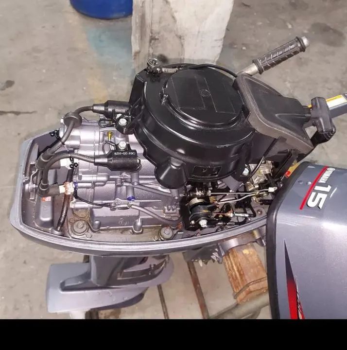 Motor de popa 15 hp Yamaha 
