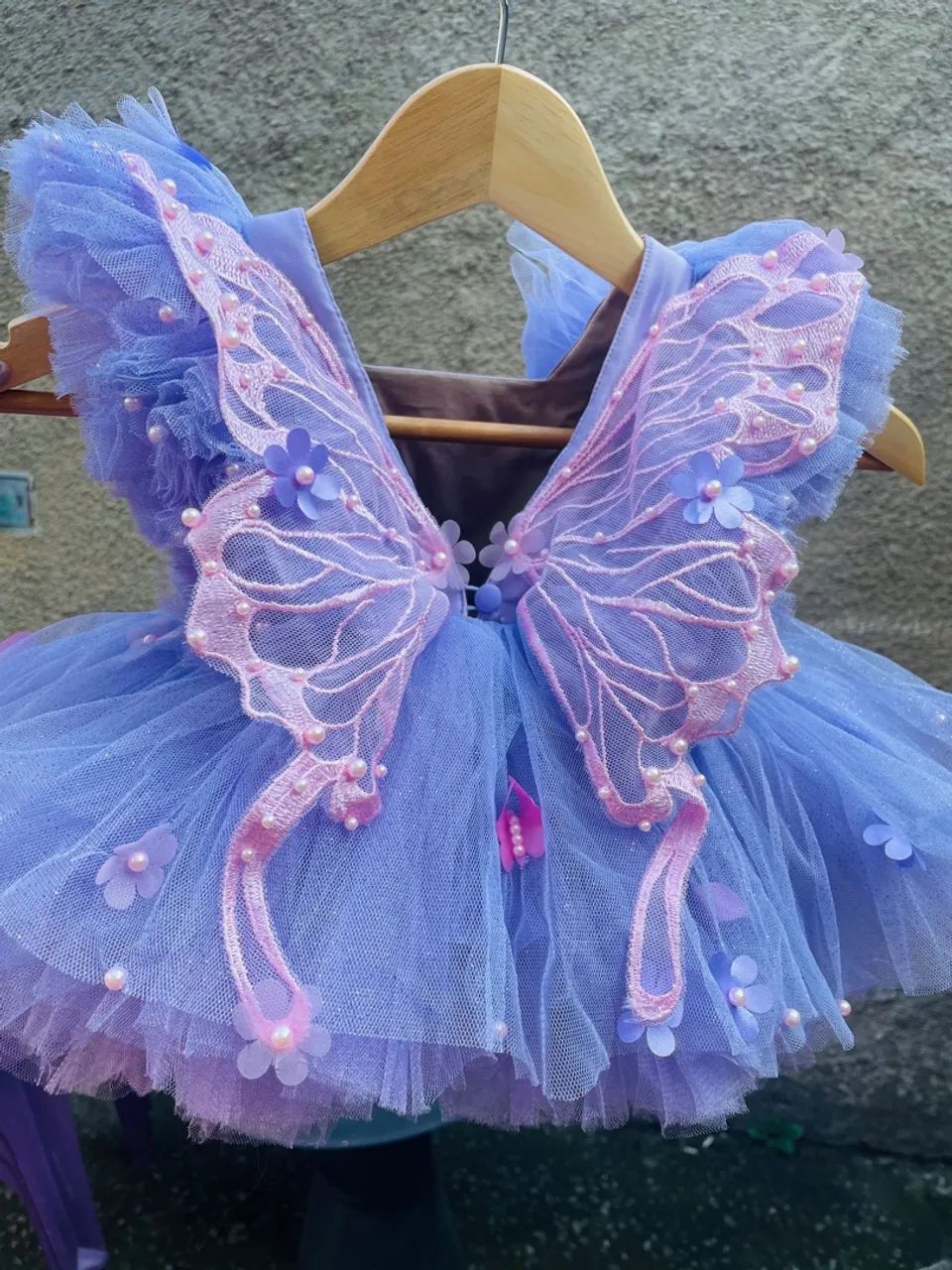 Tênis all star infantil customizado e com detalhes de borboletas  - Foto 6