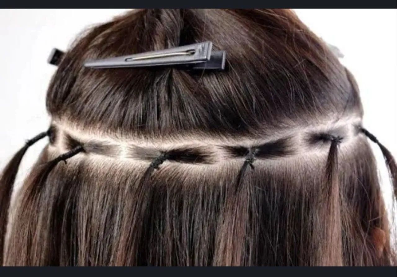 Manutenção e aplicação de mega hair ponto americano  - Foto 2