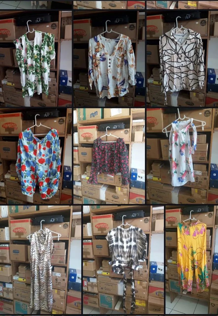 Lote de 80Pcs Roupas Diversas Manequim e Plus Size - Foto 2
