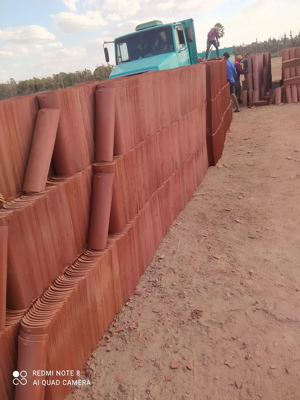 Telhas de cerâmica para construção