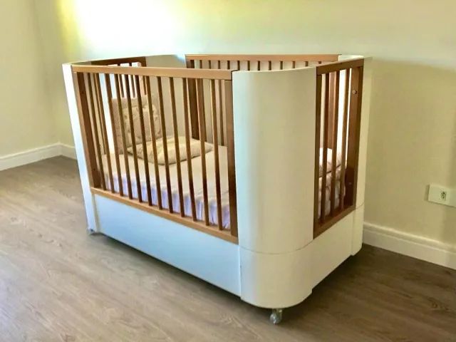 Berço Evolutivo 2 em 1 (berço + minicama) com Mini Colchão 
