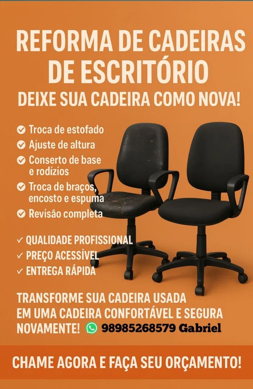 REFORMA DE CADEIRAS :: ESCRITÓRIO 