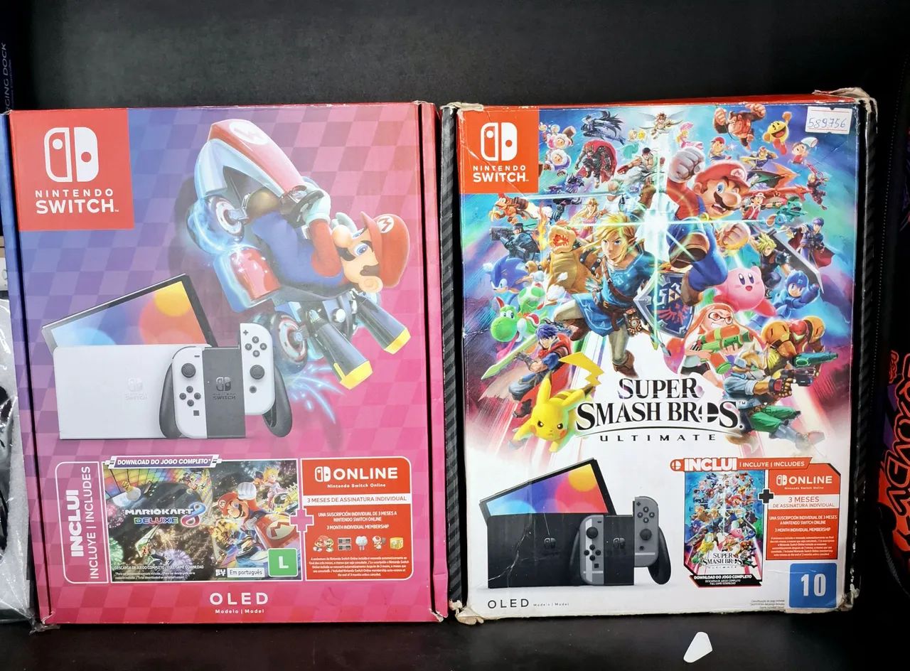 Promoção Nintendo Switch Oled Desbloqueado(24X CARTÃO)( ACEITO