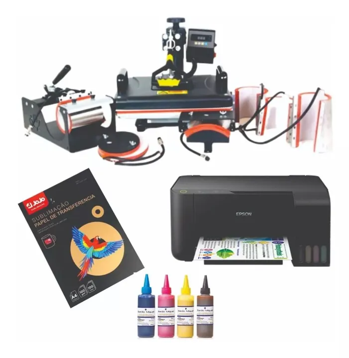 Kit Completo para Sublimação de Canecas, Camisetas e Outros