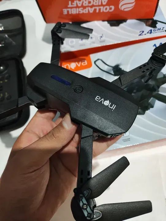 Drone Para Iniciantes Com 2 Baterias e Câmera de Vídeo e Fotografia Aérea - Foto 2