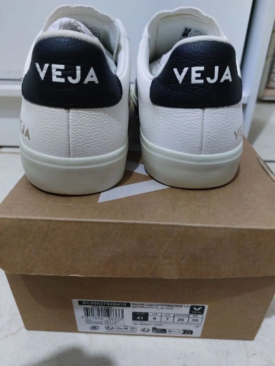 Tênis Veja Vert Recife Chromefree Leather Velcro - Foto 5