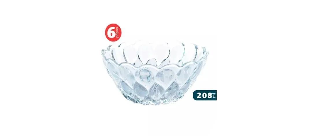 Jogo de Sobremesa Conchas 6 Peças - Dolce Home - Foto 3