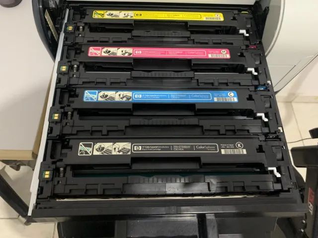 Impressora HP Color LaserJet CM1312 MFP Usada - Foto 3