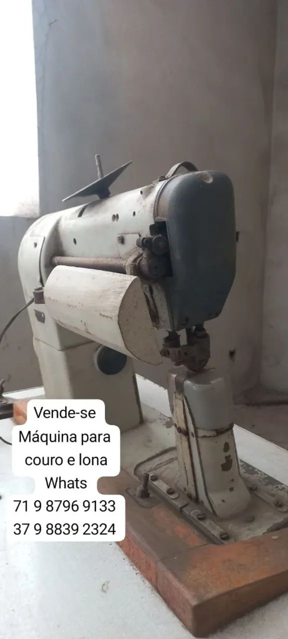 Máquina de Costura Industrial para Couro e Lona