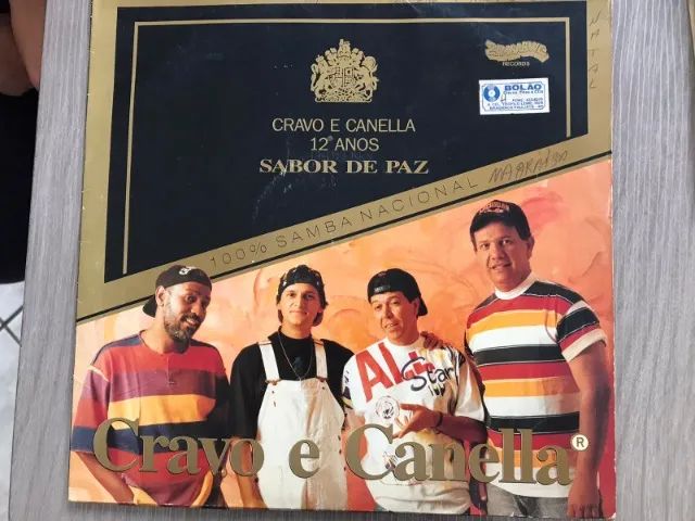 Disco de vinil grupo Cravo e Canela 
