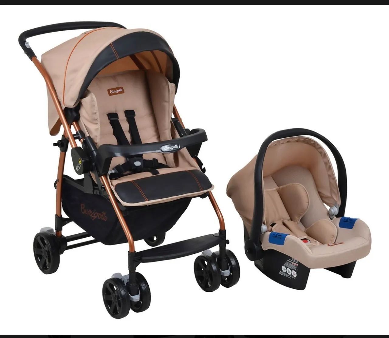 Carrinho e bebê conforto 