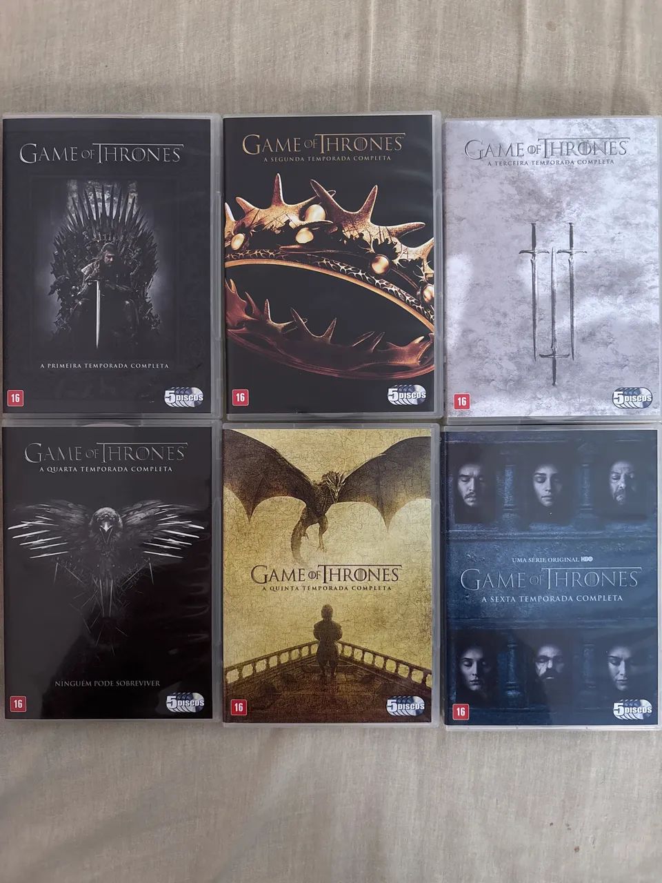 Box DVD - Game of Thrones 1-6 temporada  - Foto 5