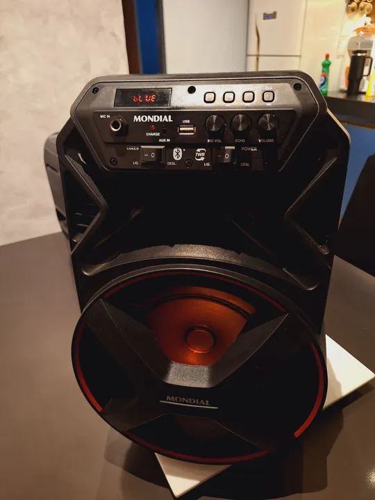 Caixa de Som Portátil Mondial CM-250 250W Bluetooth - Nova - Foto 2