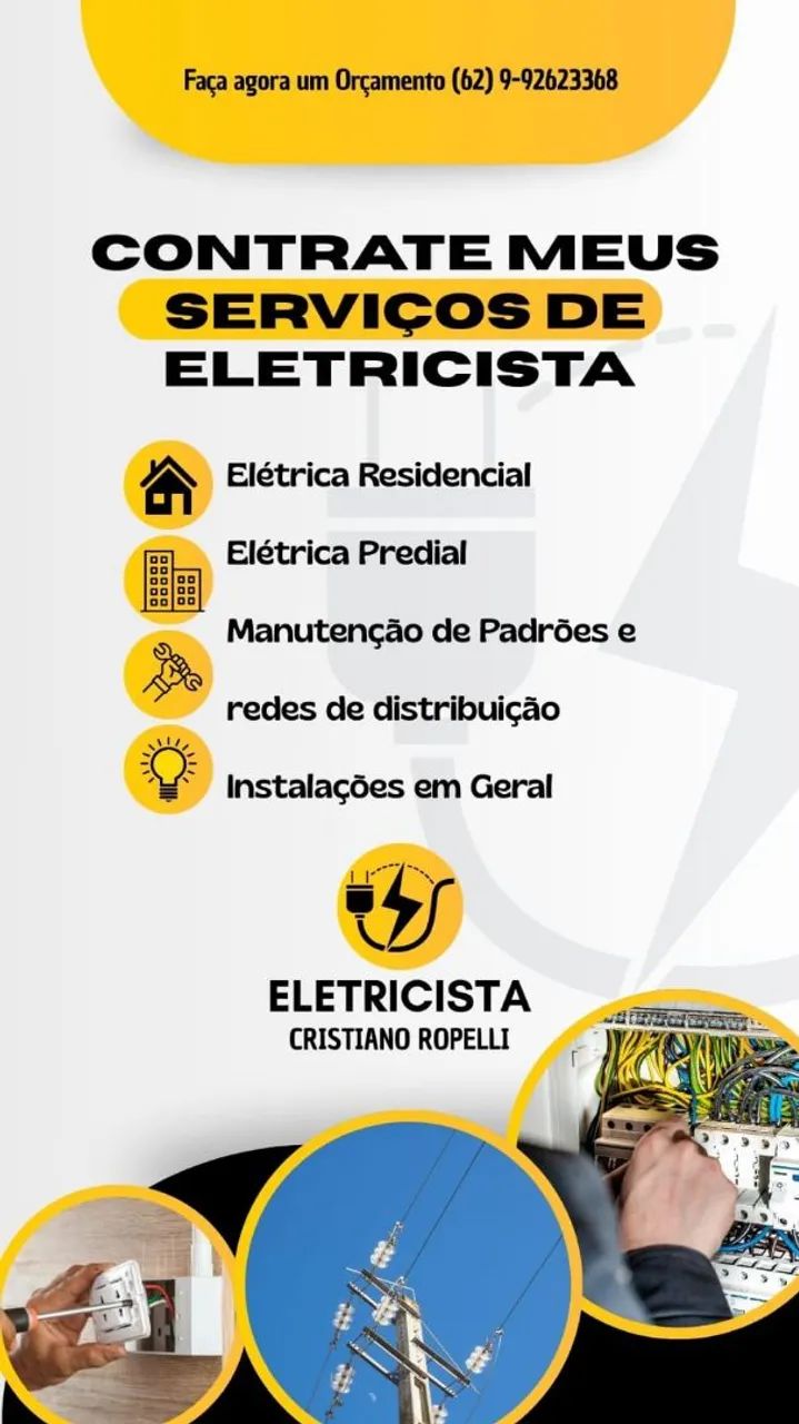 Precisando de um Eletricista? 