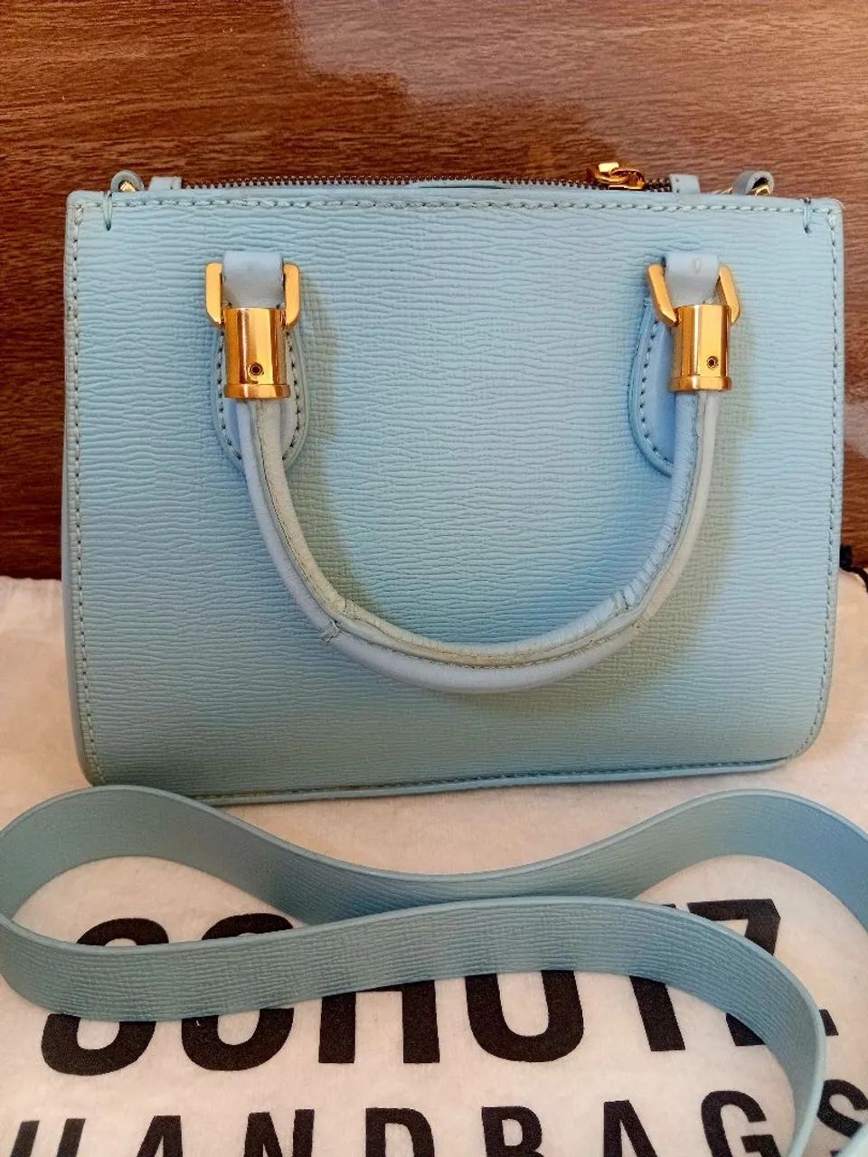 Bolsa Tote Baby Lorena Azul Claro<br><br><br> - Foto 3