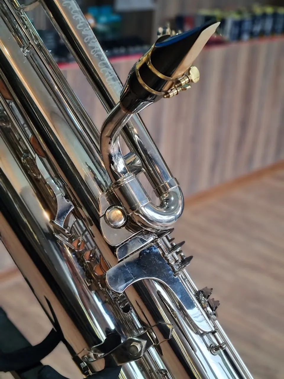 SAX SUPERBAIXO GALASSINE SIb 3 NIQUELADO (NO ESTADO) PARCELAMOS EM ATE 10X S/ JUROS #super - Foto 2