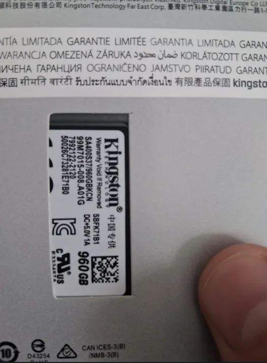 Novo SSD barato Kingston A400 960GB ( 1TB , 1 tera) SATA - Entrega Grátis - Foto 3