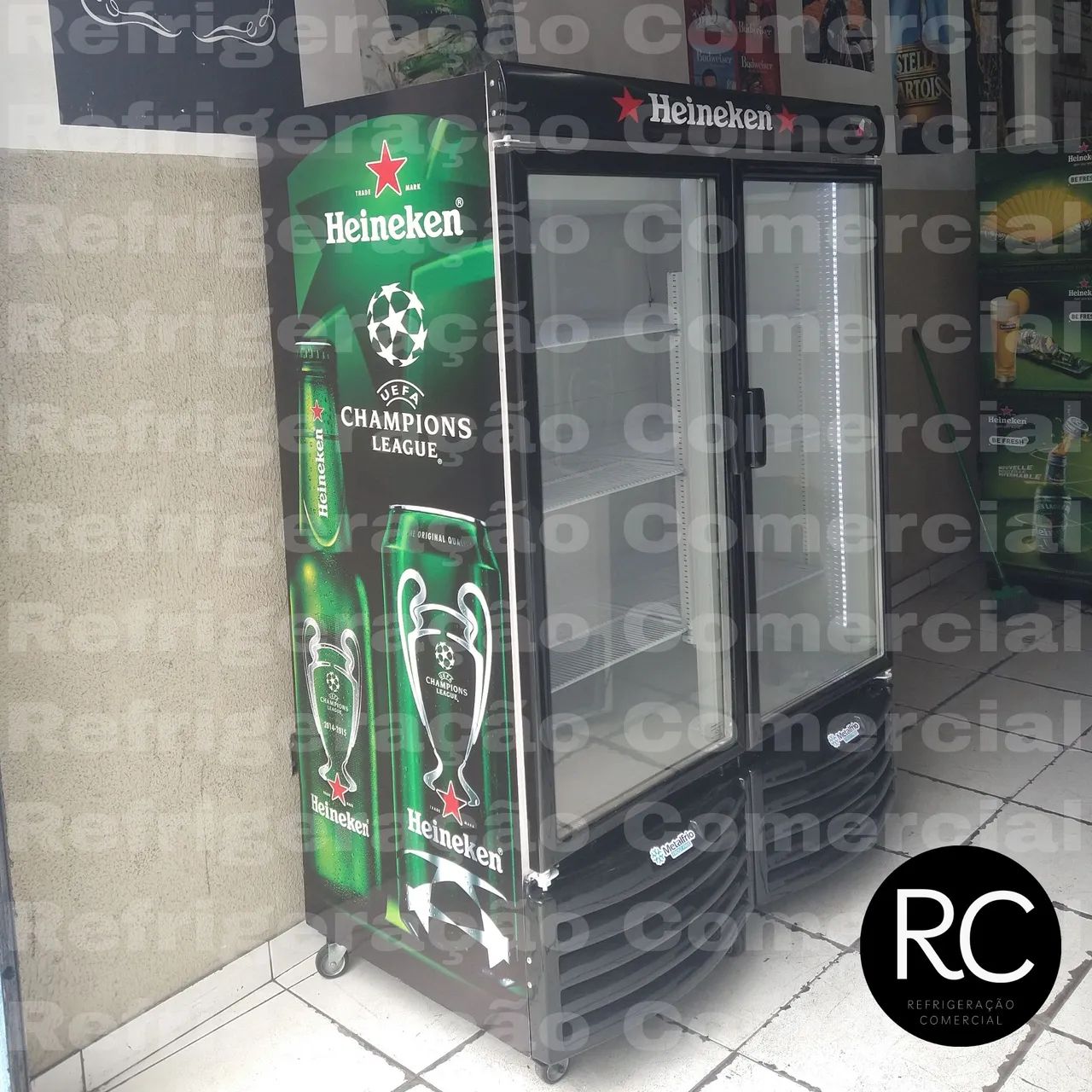 Geladeira/ Cervejeira DUPLA METALFRIO COM CONTROLAR DIGITAL!