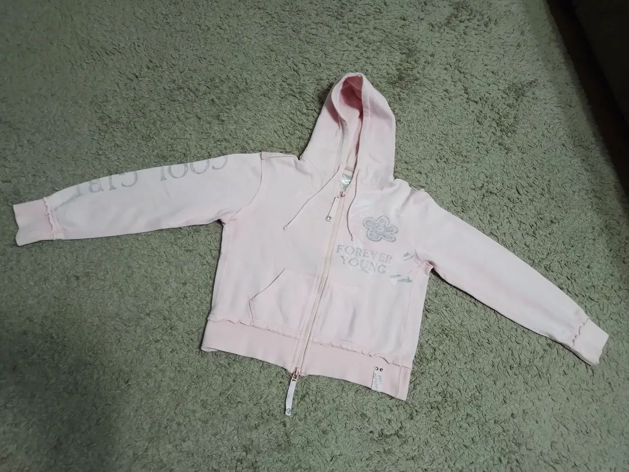 Moletom Rosa 'Forever Young' - Infantil - Foto 2
