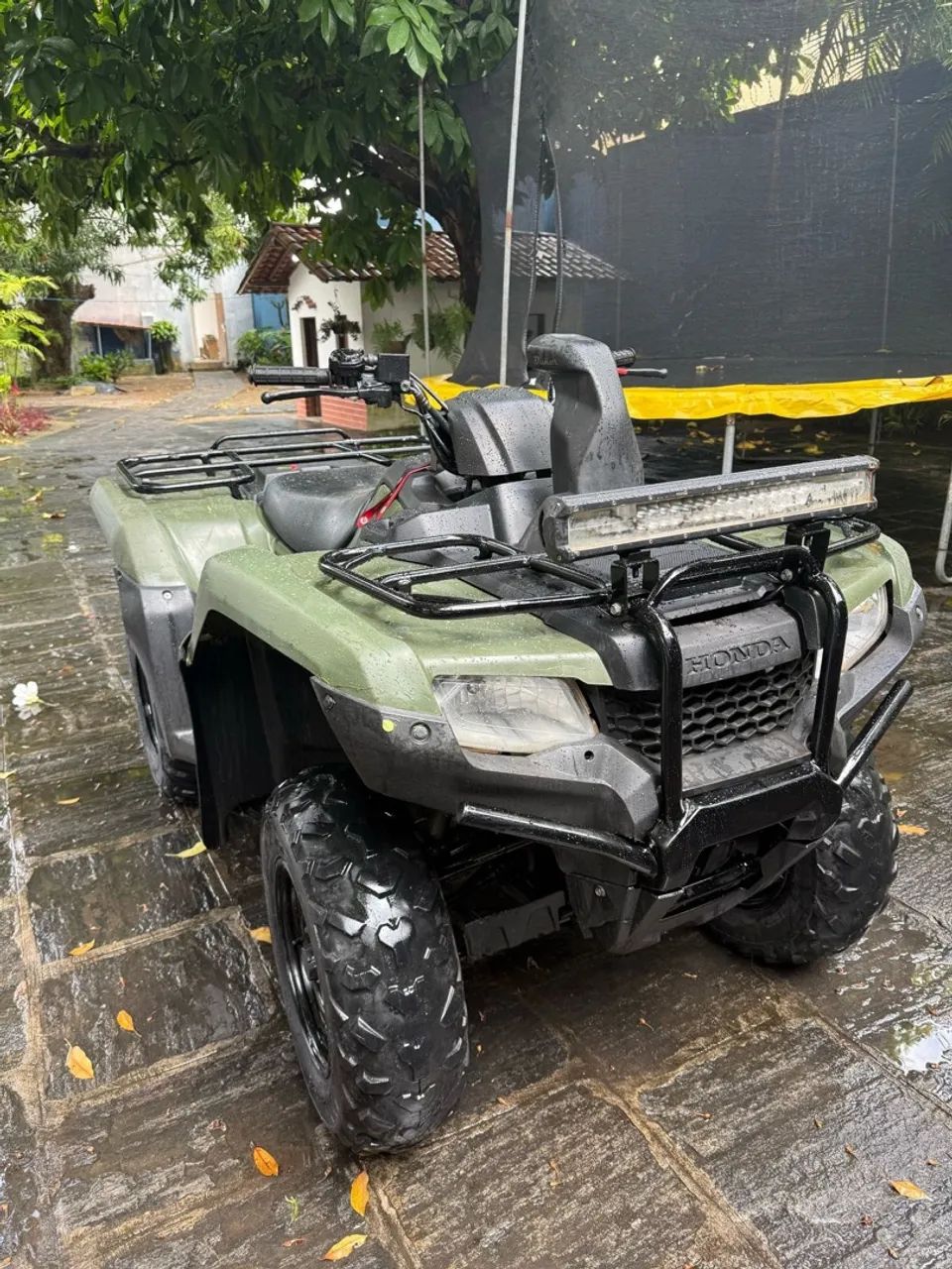 Quadriciclo honde fourtrax 420 2018 bem novinho
