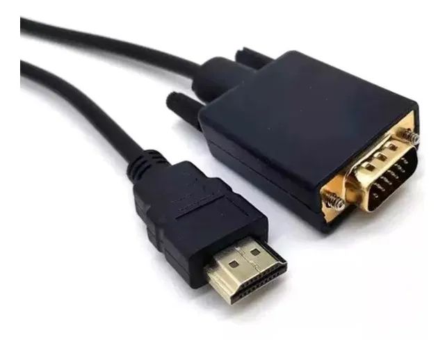 Cabo Conversor Hdmi Macho X Vga Macho 1.8 Metros -Tomate Loja Coimbra COmputadores Entrega - Foto 2