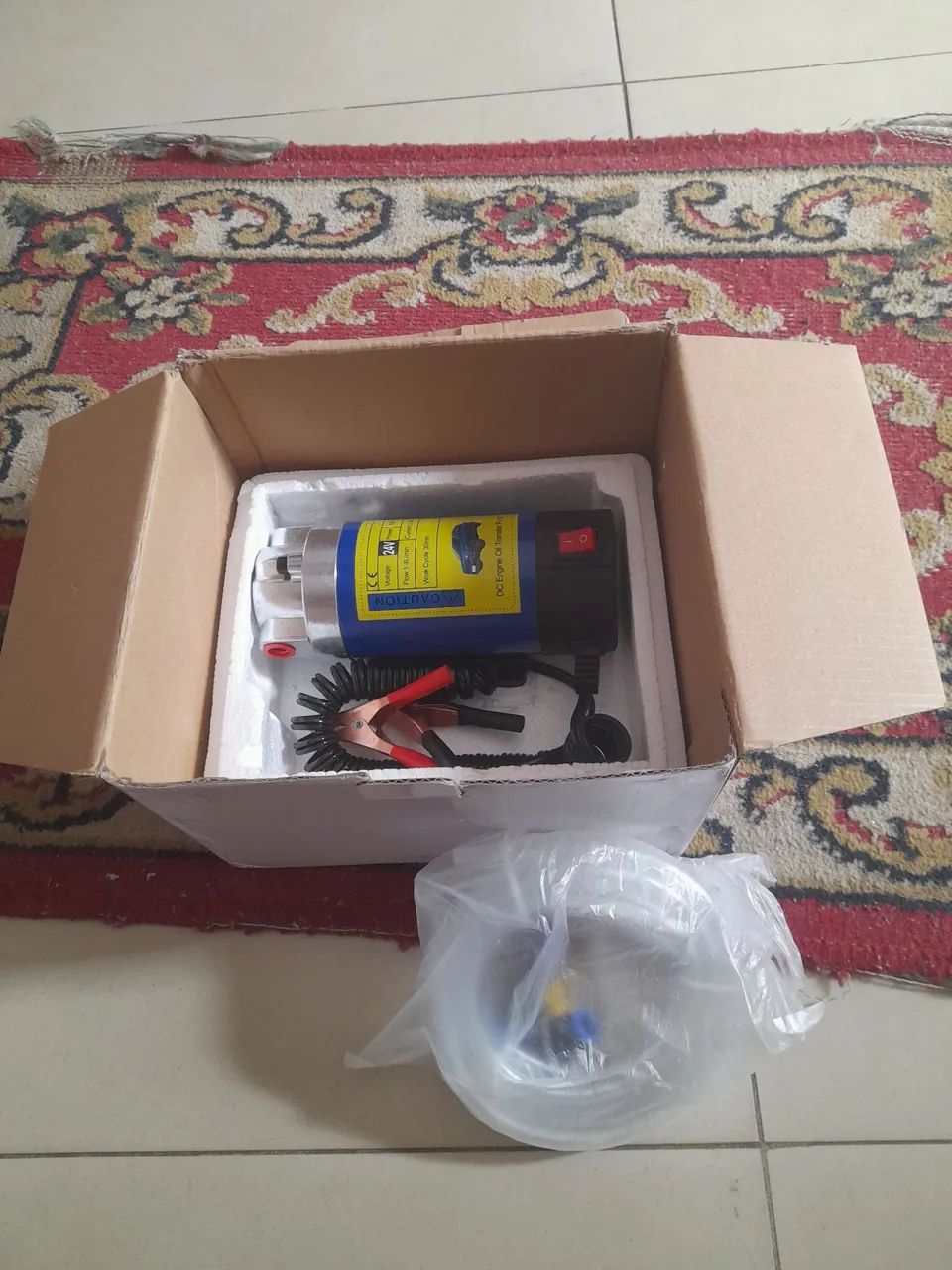 Bomba de óleo 12V para carro - Foto 4