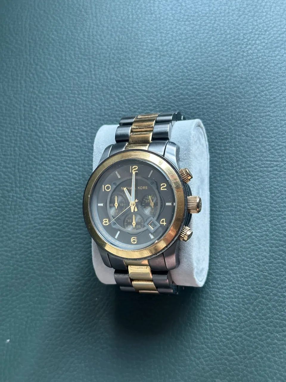 RELÓGIO CRONÓGRAFO MICHAEL KORS RUNWAY MK 8189 45MM  - Foto 3