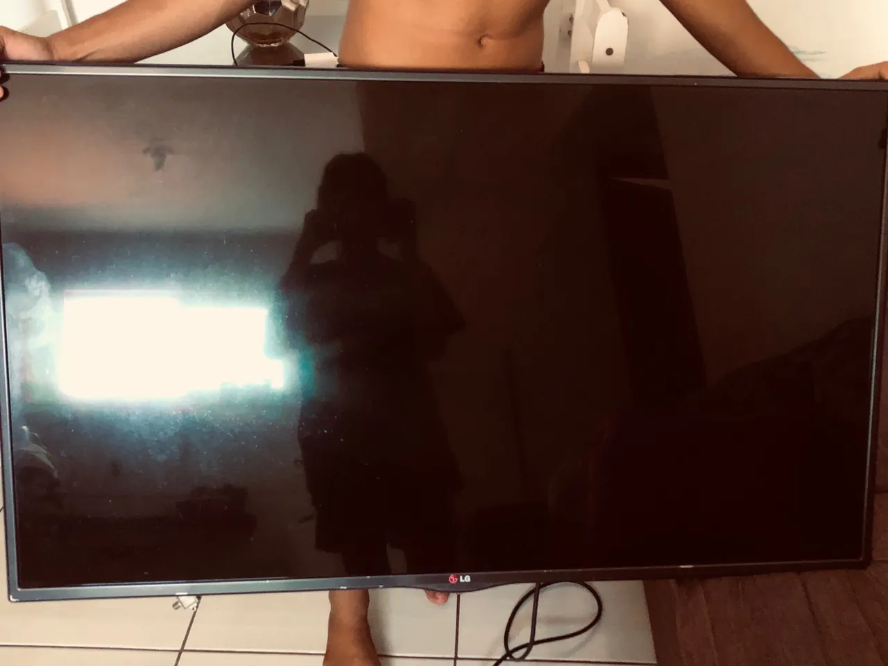 Tv lg retirada de peças