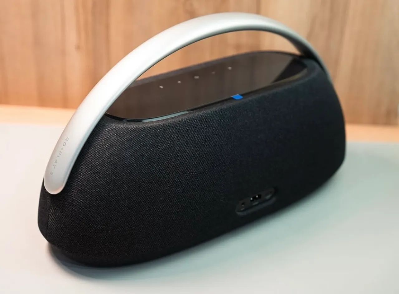 Caixa de Som Portátil Bluetooth Harman Kardon Go Play 3 160W Preto Bivolt + Case Original  - Foto 3
