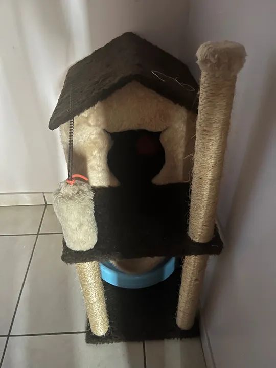 Casinha para Gato com arranhador