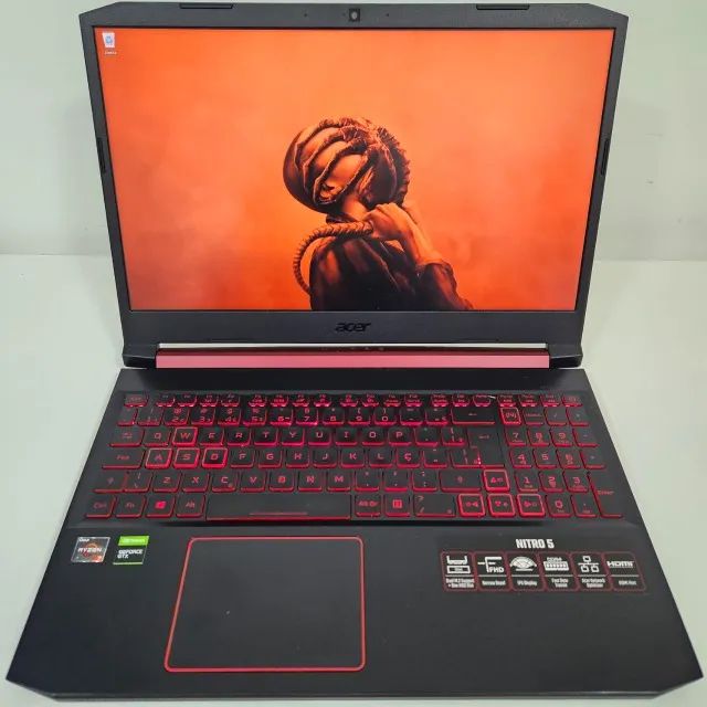 Notebook Acer Nitro 5 Ryzen 7 3750H - 16Gb Ram - GTX 1650 - SSD e 1Tb HD