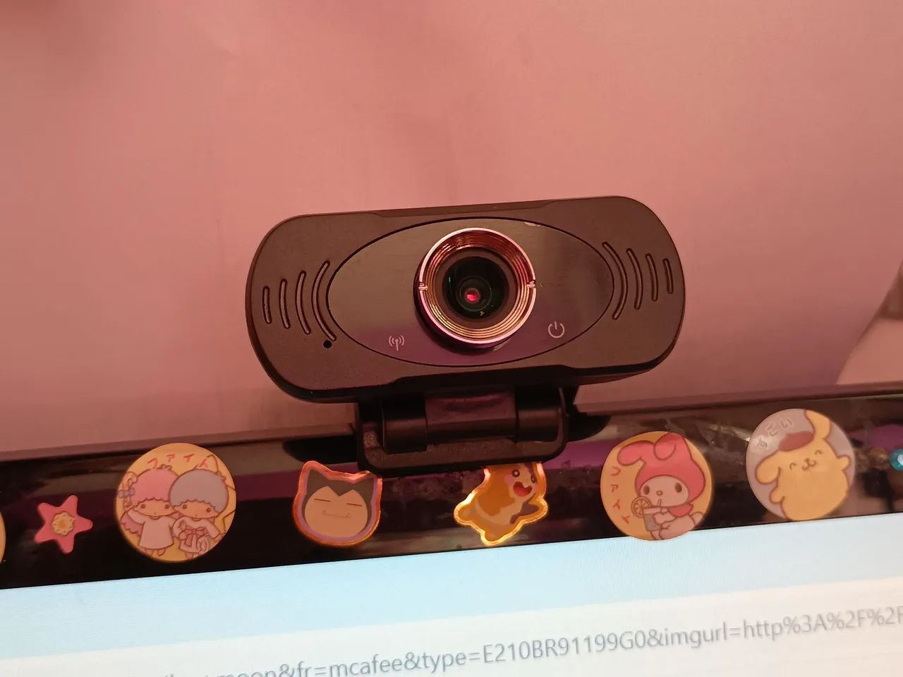 Webcam para videoconferência e streaming