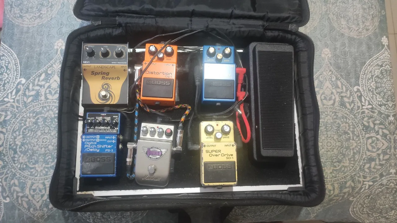 Vendo Setup de pedais para guitarra
