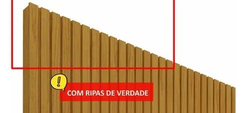 Painel Ripado 1.85cm paraq TV 70 polegadas - Foto 3