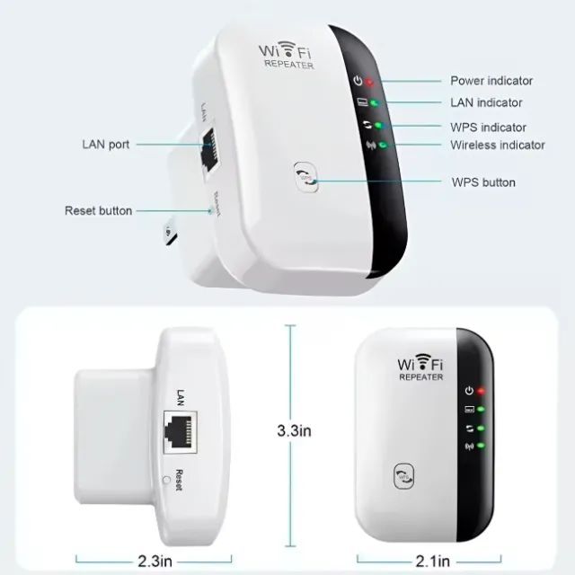 Repetidor de WIFI 300Mbps - Foto 4
