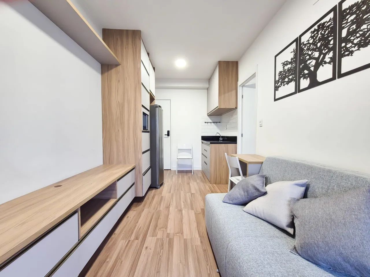 Apartamento Mobiliado para Alugar no Brooklin  1 Suíte, 1 Vaga de Garagem e Lazer Completo - Foto 5