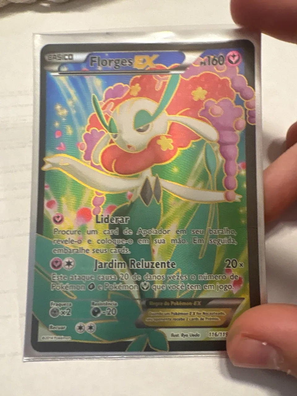 Carta Pokémon Florges EX 116/119