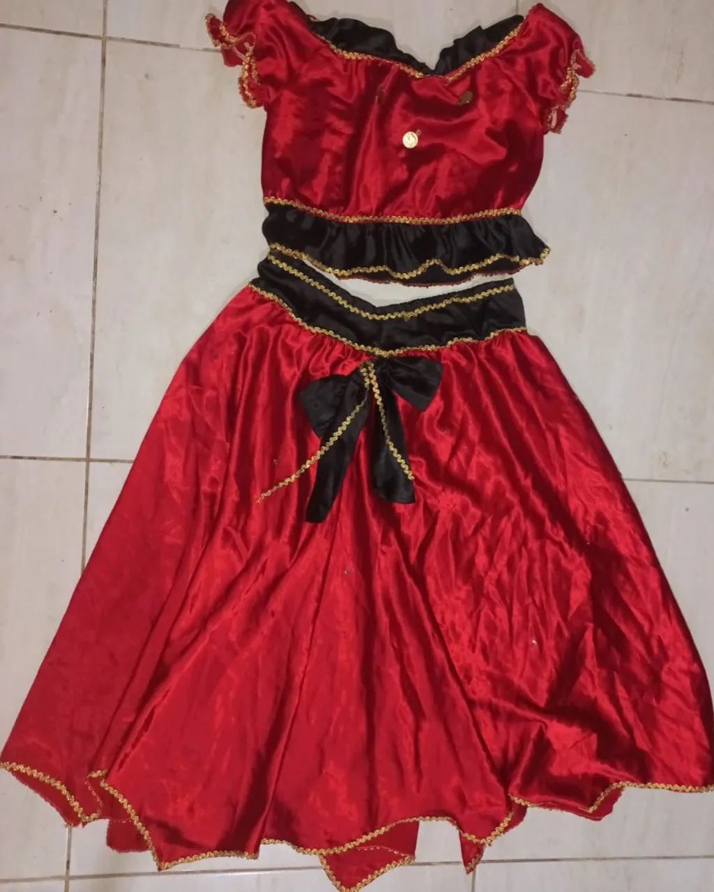 Conjunto Junino - Cigana Infantil 