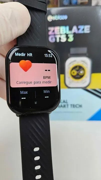 SMARTWATCH ZEBLAZE GTS 3 Faz E Recebe Ligações PRETO - Foto 4