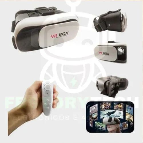 VR Box - Óculos de Realidade Virtual para Celular - Foto 2