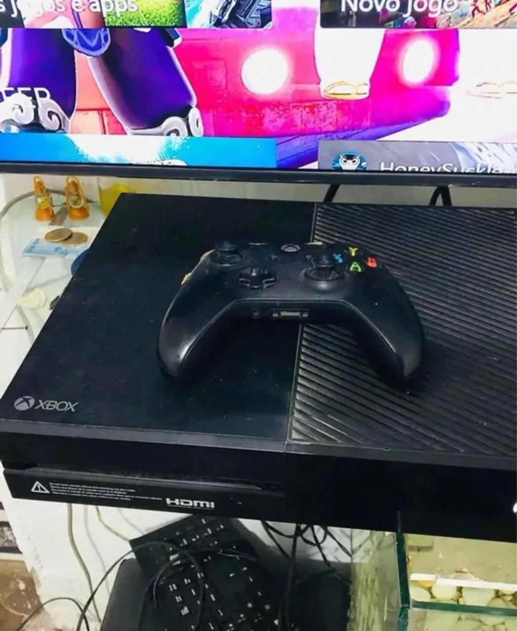 EU TROCO MEU XBOX ONE FET COM JOGOS POR PS4 Slim  - Foto 2