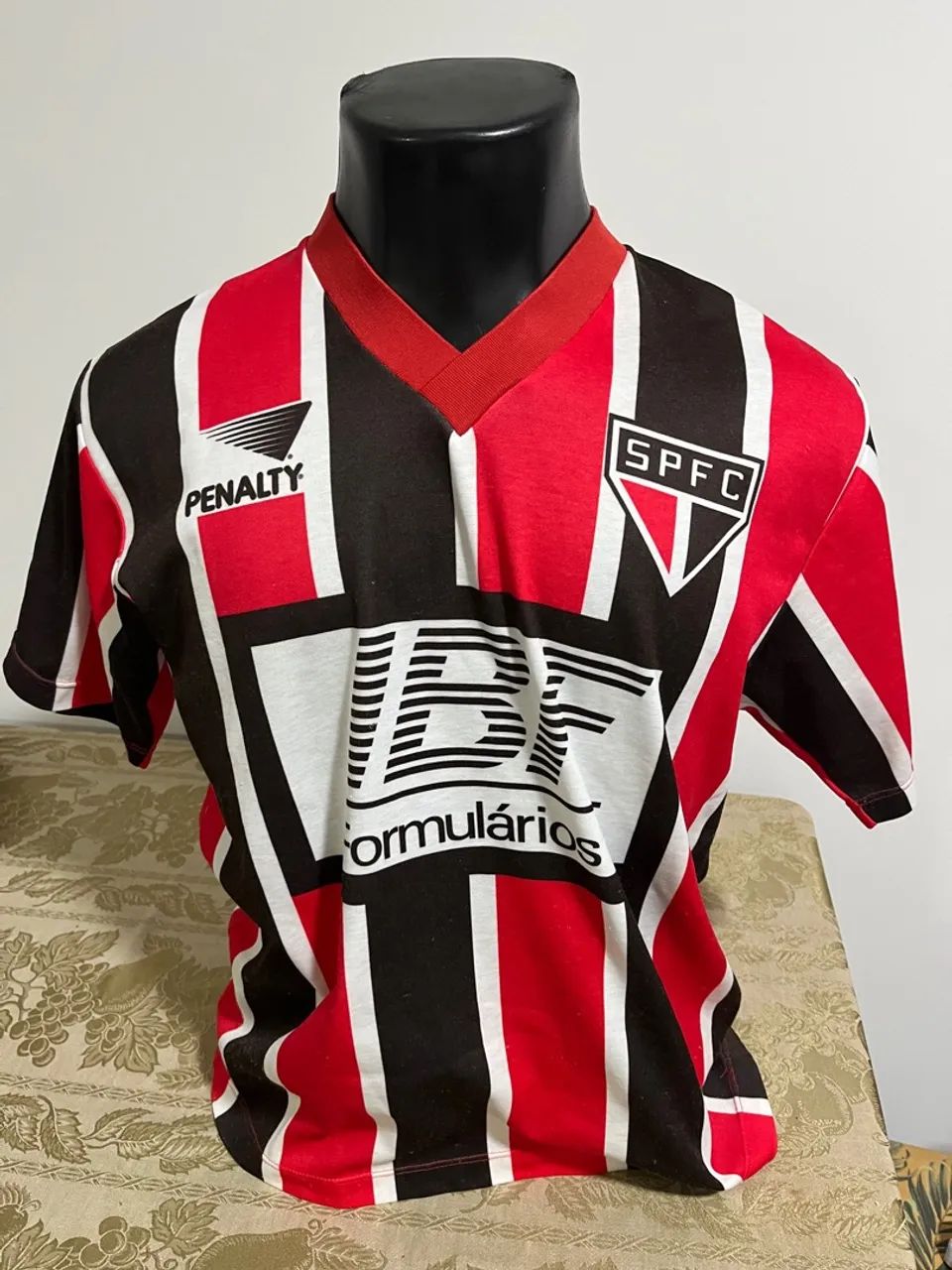 『5年保証』 Camisa São Paulo Ibf 1991 Penalty #10 Tamanho G - Roupas その他