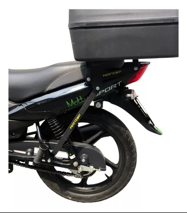 Suporte de baú de moto reforçado Dafra Tvs Sport Mottu