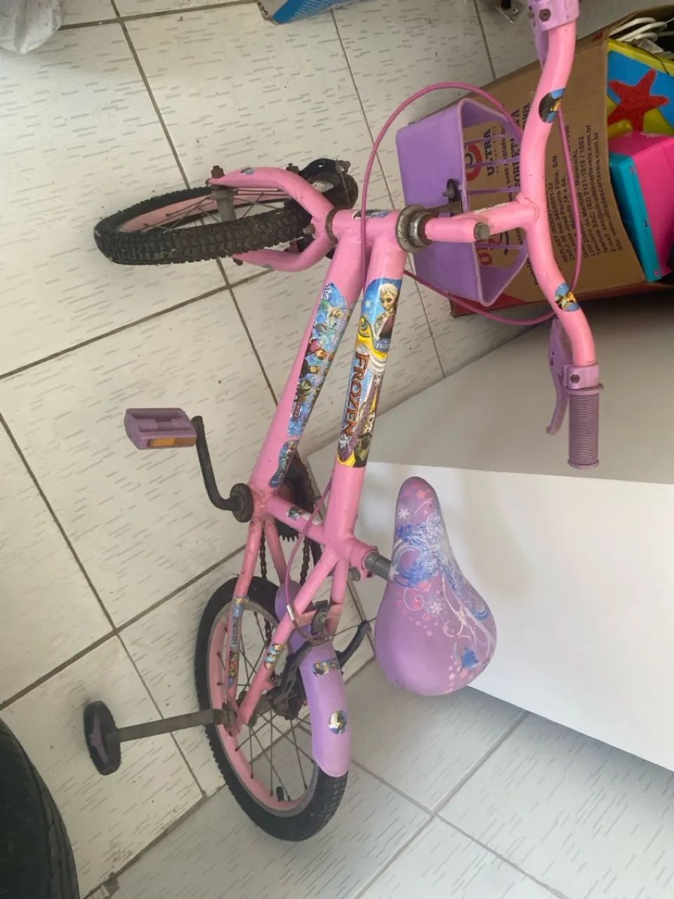 Bicicleta Infantil Frozen - Foto 2