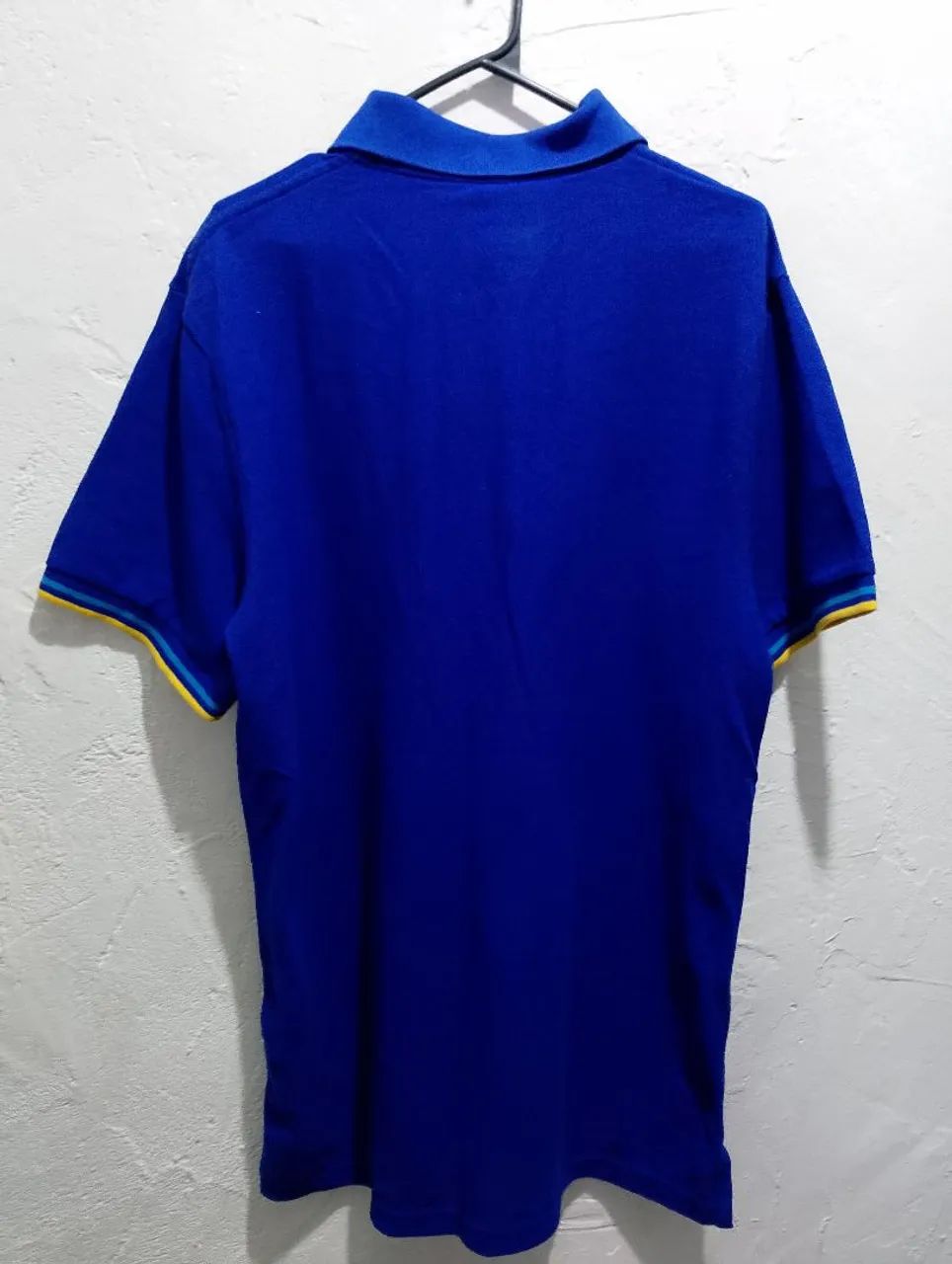 Camisa M original polo azul e amarelas masculinas da Nike   - Foto 5