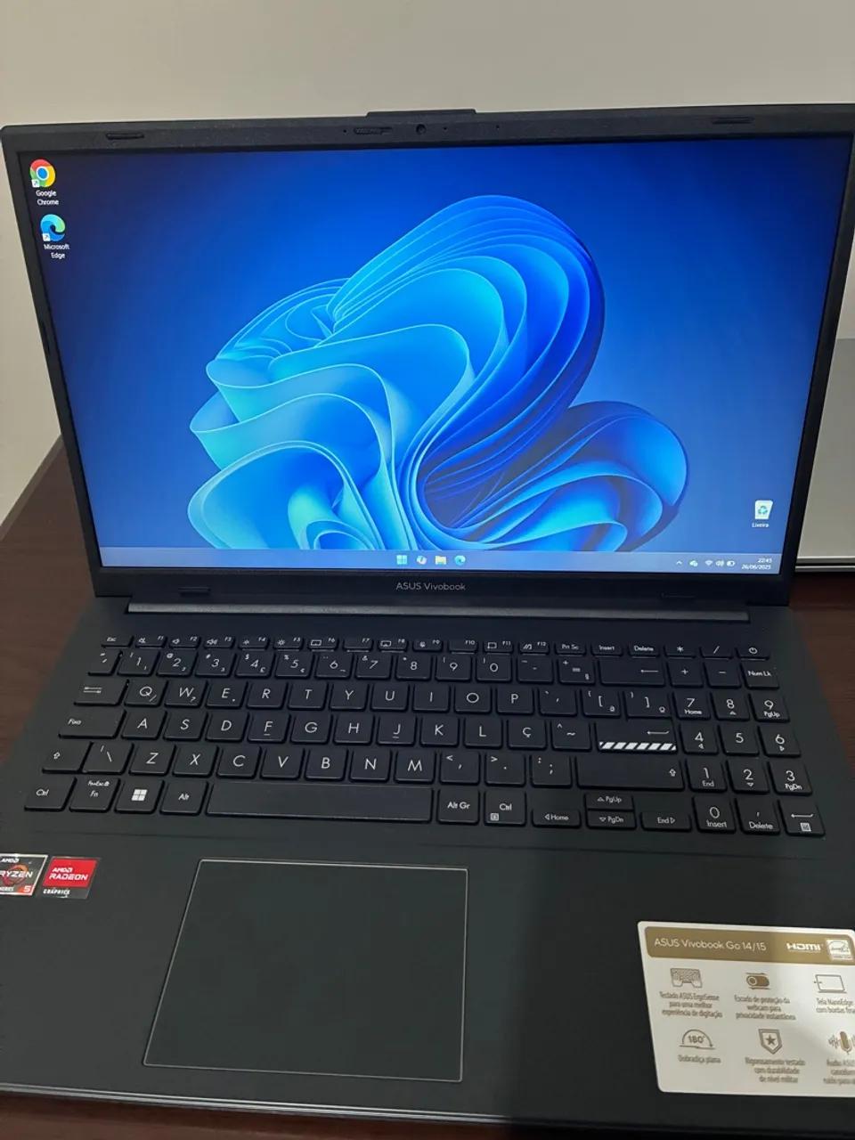 Notebook ASUS Vivobook Go 15