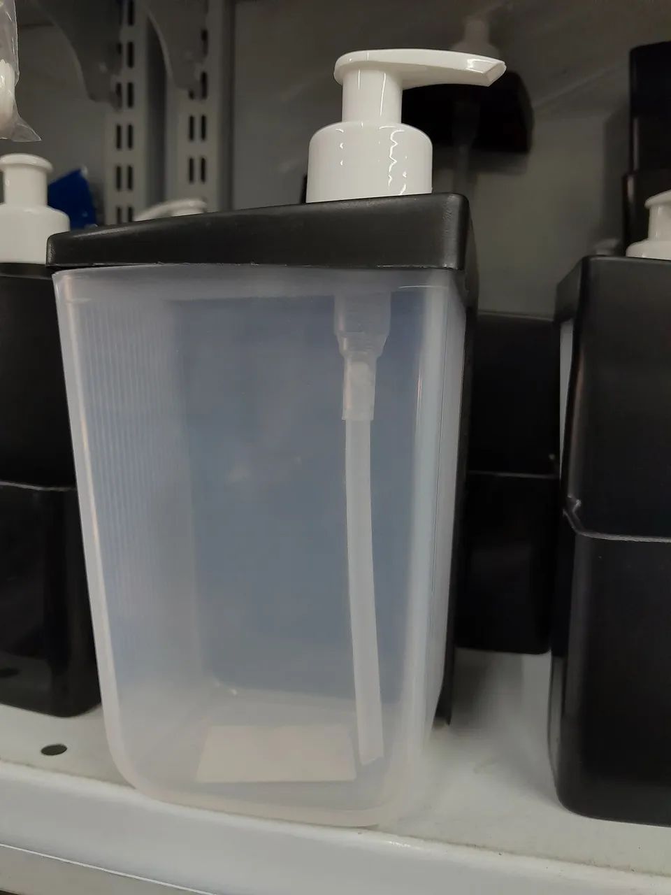 Porta Detergente Líquido Dispenser de Sabão para Cozinha com Compartimento para Esponja  - Foto 2